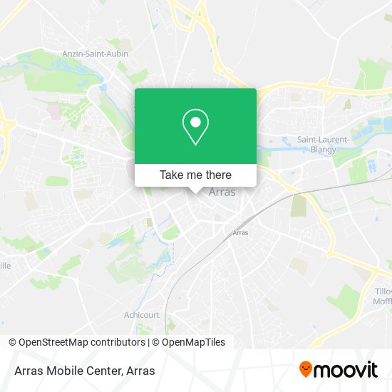Arras Mobile Center map
