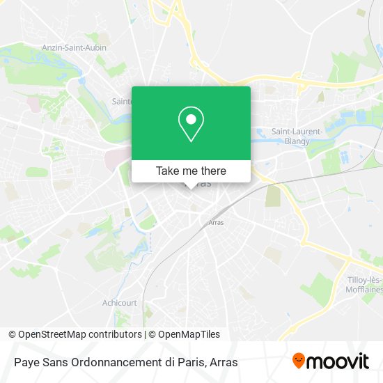 Paye Sans Ordonnancement di Paris map