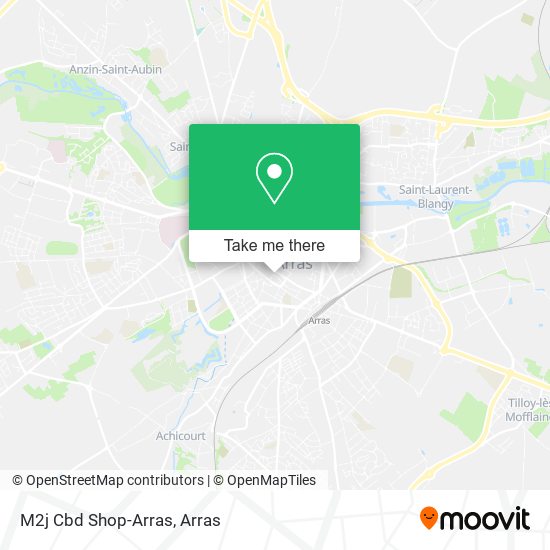 M2j Cbd Shop-Arras map