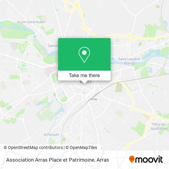 Association Arras Place et Patrimoine map
