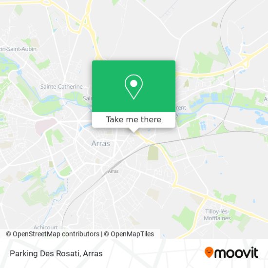 Mapa Parking Des Rosati