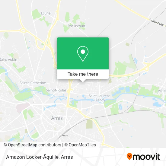 Amazon Locker-Ãquille map
