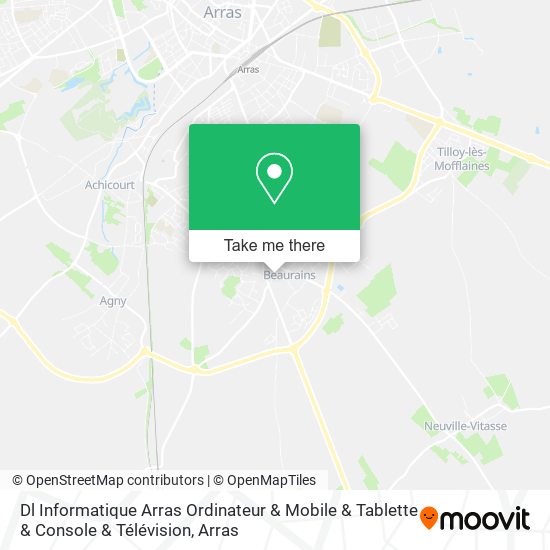Dl Informatique Arras Ordinateur & Mobile & Tablette & Console & Télévision map