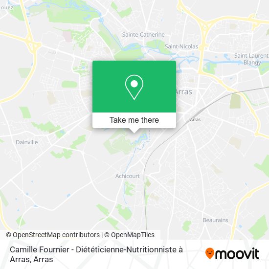 Mapa Camille Fournier - Diététicienne-Nutritionniste à Arras