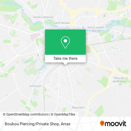 Boubou Piercing/Private Shop map