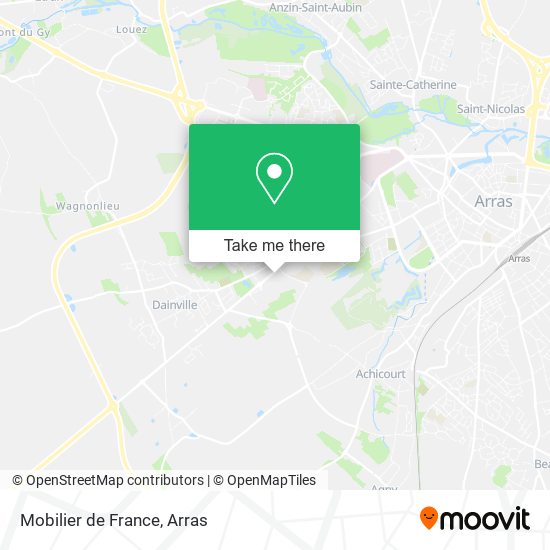 Mobilier de France map