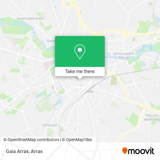Mapa Gaia Arras