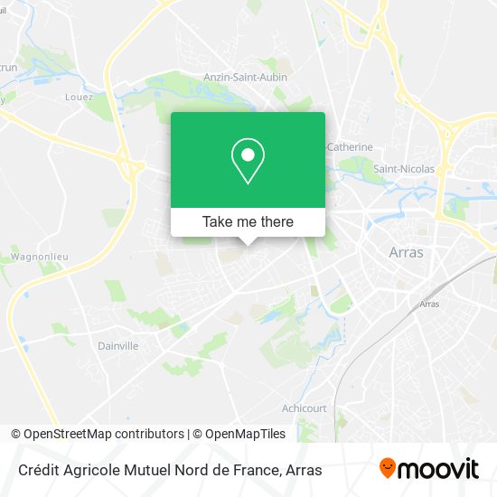 Crédit Agricole Mutuel Nord de France map