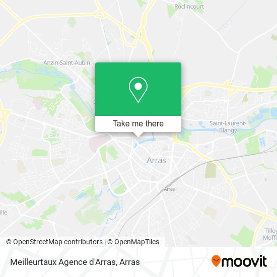Meilleurtaux Agence d'Arras map