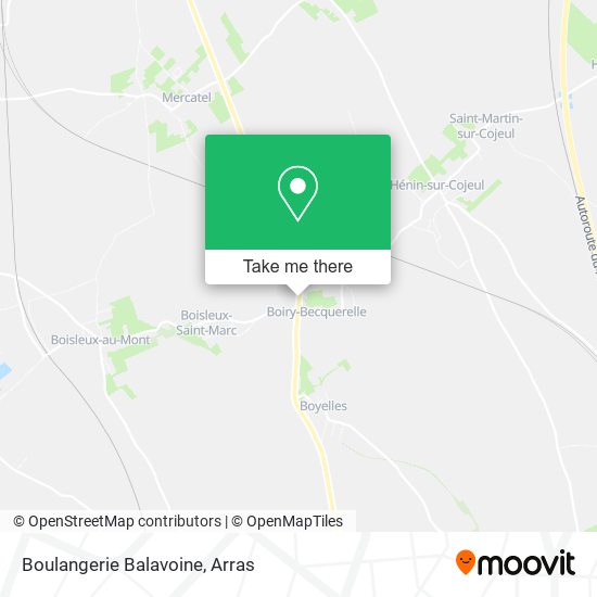Boulangerie Balavoine map