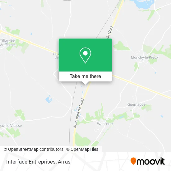 Interface Entreprises map