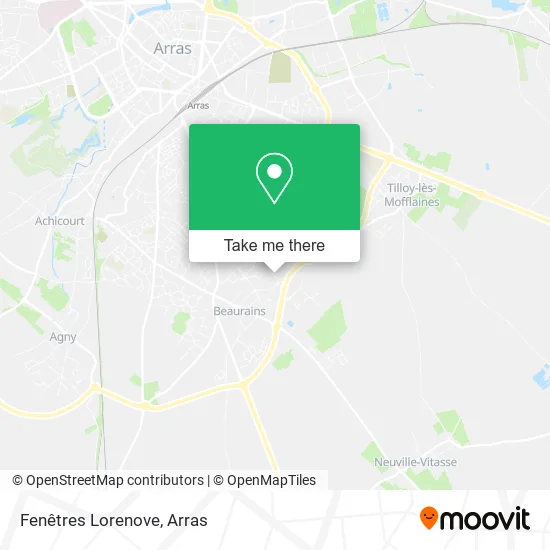 Fenêtres Lorenove map