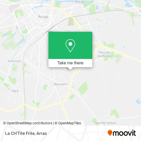 La CH'Tite Frite map