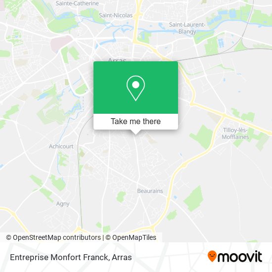 Entreprise Monfort Franck map
