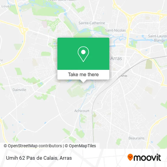 Umih 62 Pas de Calais map