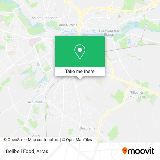 Belibeli Food map