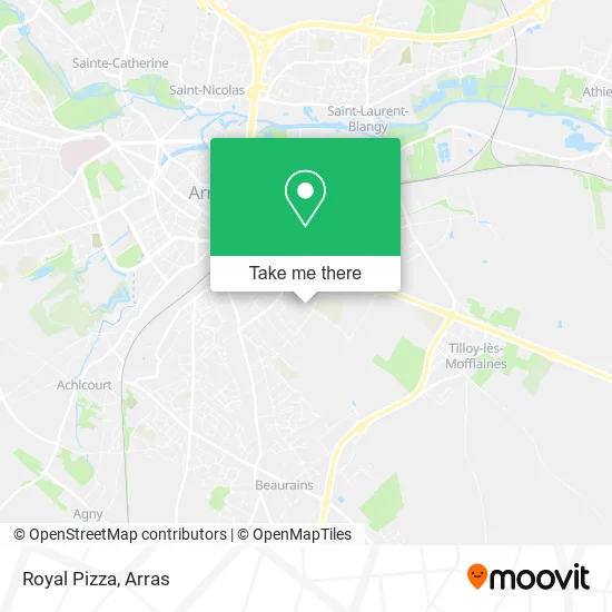 Royal Pizza map