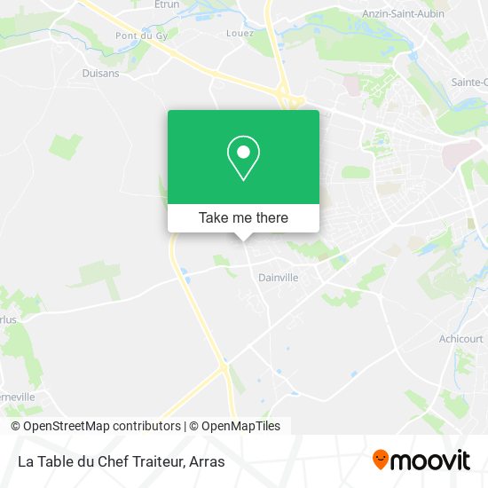 La Table du Chef Traiteur map