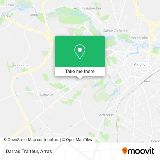Darras Traiteur map