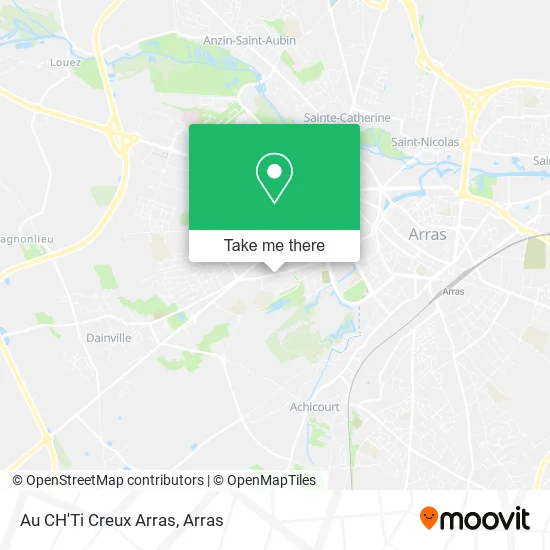 Au CH'Ti Creux Arras map