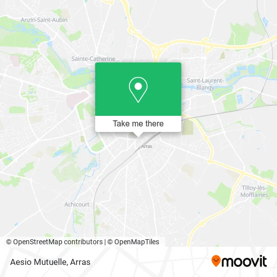 Aesio Mutuelle map