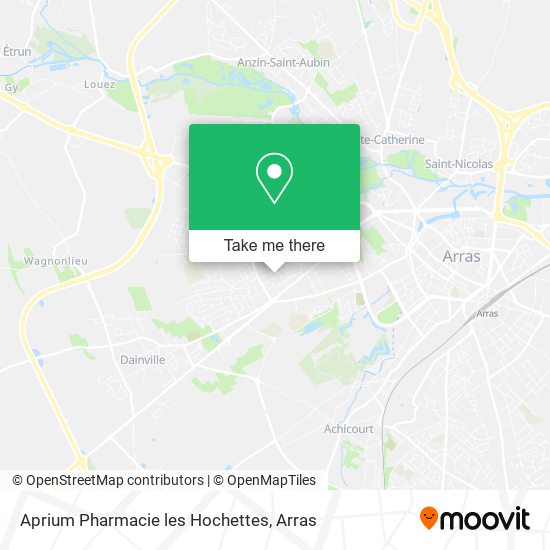 Aprium Pharmacie les Hochettes map