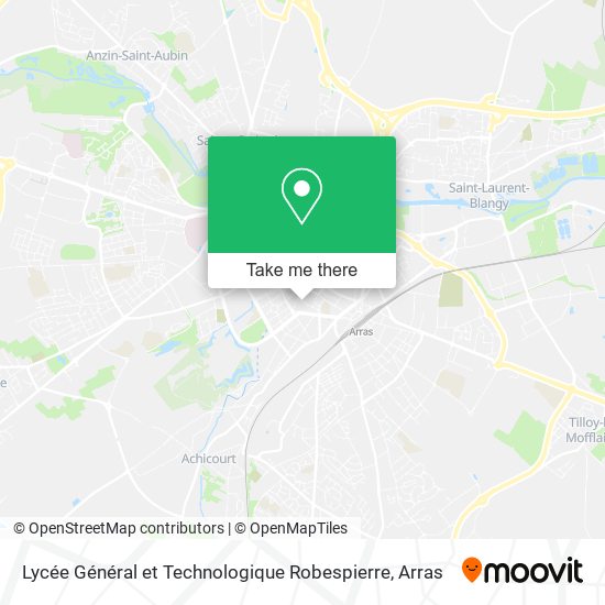Lycée Général et Technologique Robespierre map