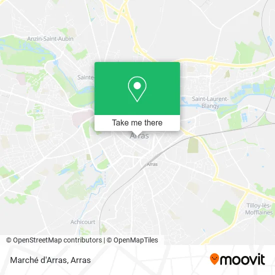 Marché d'Arras map