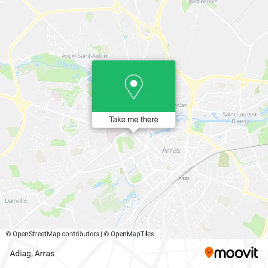 Adiag map