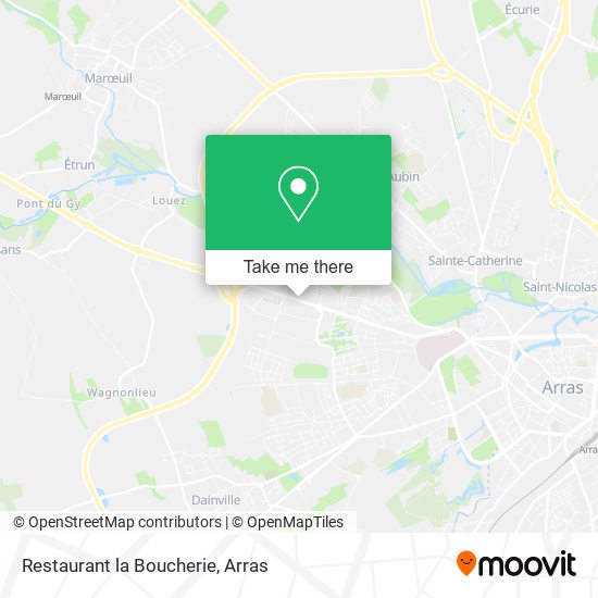 Restaurant la Boucherie map