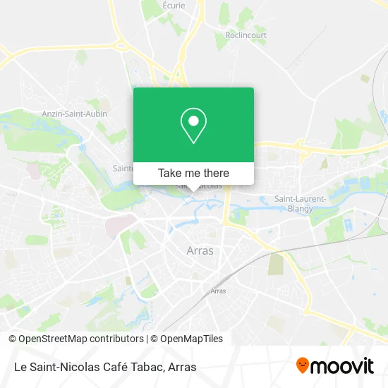 Le Saint-Nicolas Café Tabac map