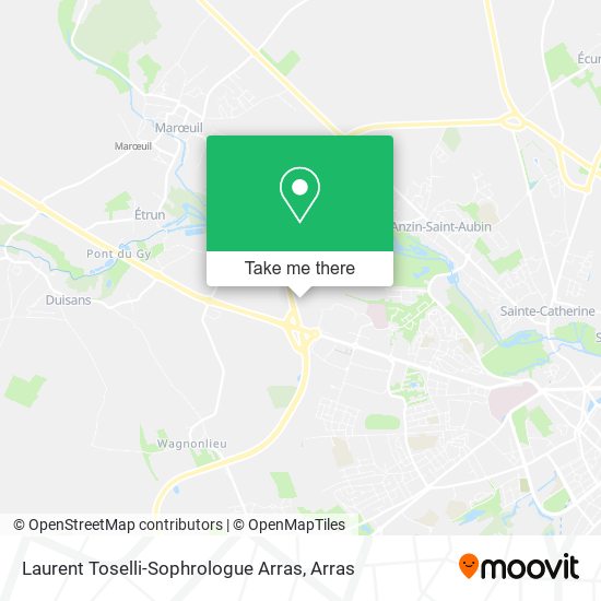 Laurent Toselli-Sophrologue Arras map