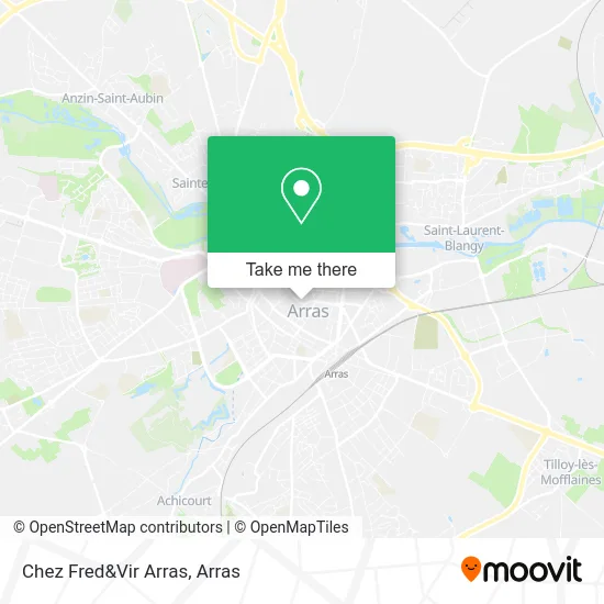 Chez Fred&Vir Arras map