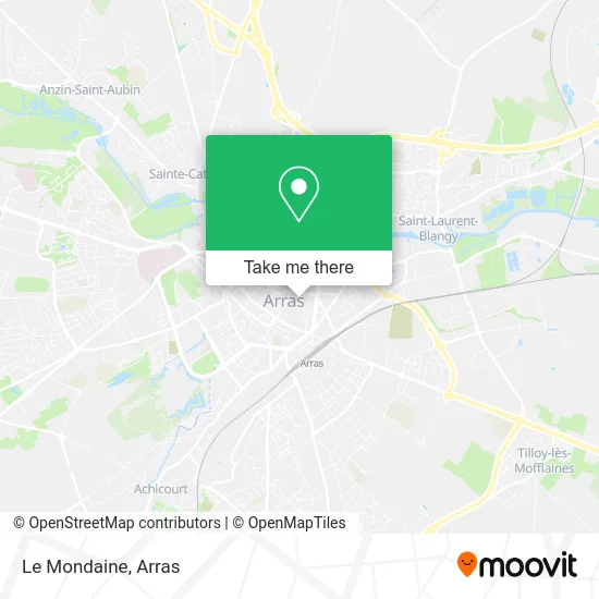 Le Mondaine map