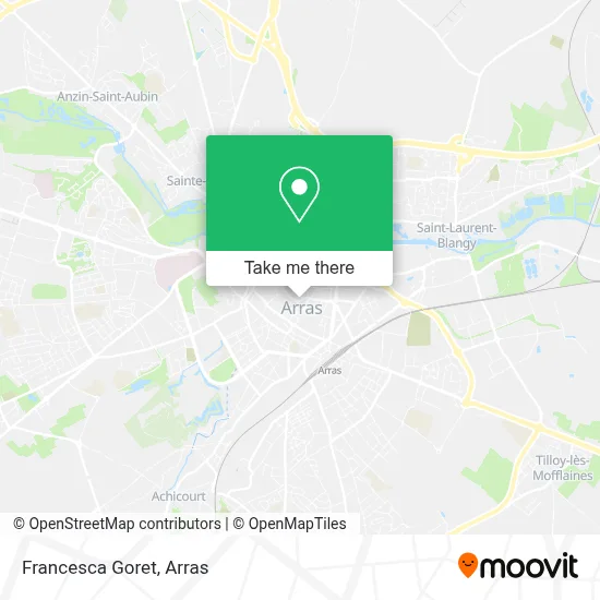 Francesca Goret map