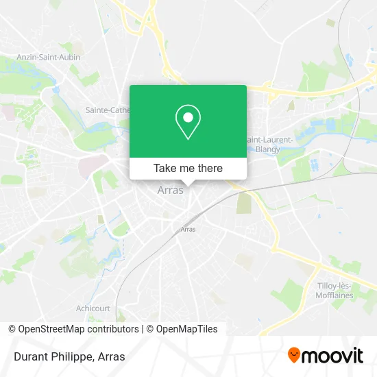 Durant Philippe map