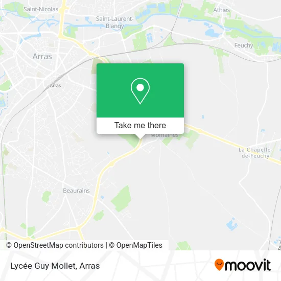 Lycée  Guy Mollet map
