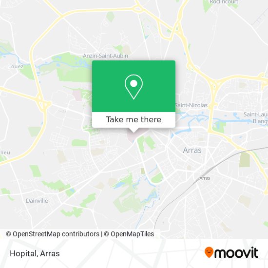 Hopital map