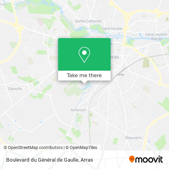 Boulevard du Général de Gaulle map