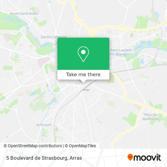 Mapa 5 Boulevard de Strasbourg