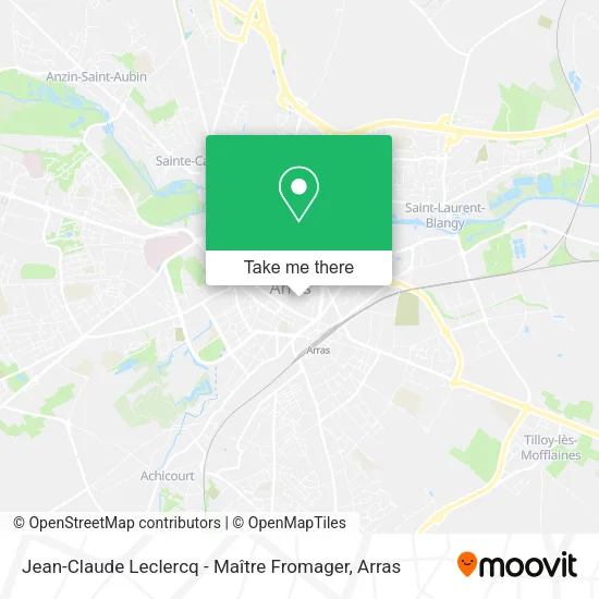 Jean-Claude Leclercq - Maître Fromager map