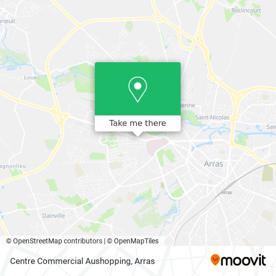Centre Commercial Aushopping map