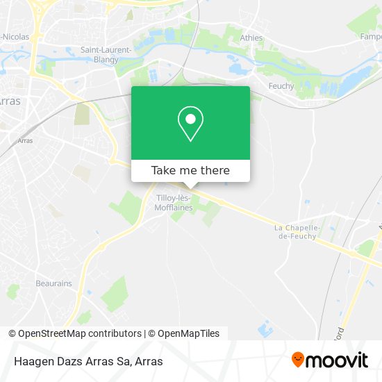 Haagen Dazs Arras Sa map