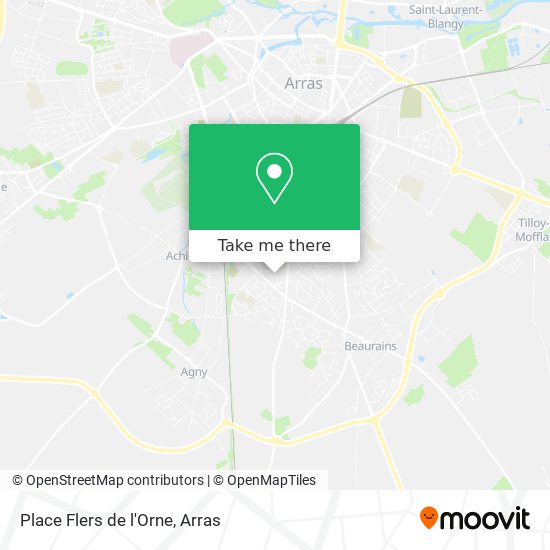 Mapa Place Flers de l'Orne