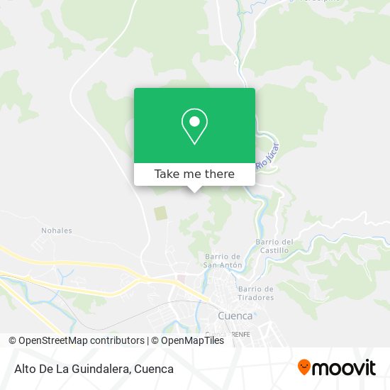 mapa Alto De La Guindalera