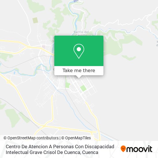 mapa Centro De Atencion A Personas Con Discapacidad Intelectual Grave Crisol De Cuenca