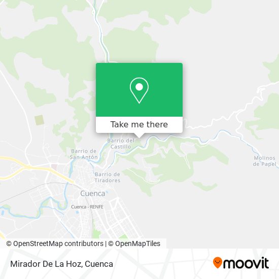 Mirador De La Hoz map