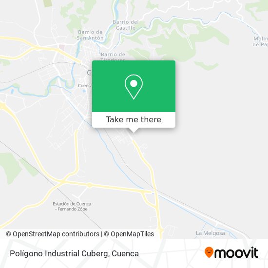 Polígono Industrial Cuberg map