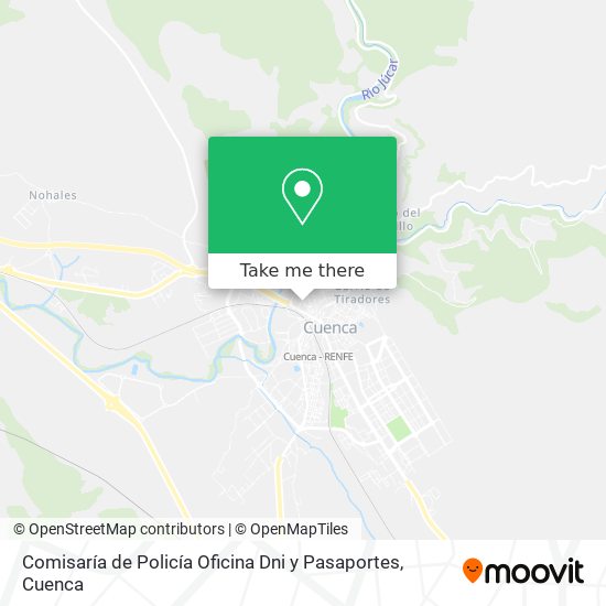 Comisaría de Policía Oficina Dni y Pasaportes map