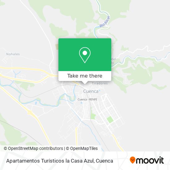 Apartamentos Turísticos la Casa Azul map